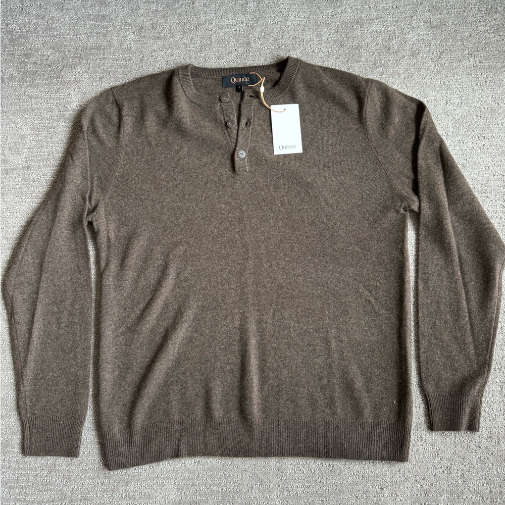 Quince 100% Cashmere Sweater - Large - NWT!!!